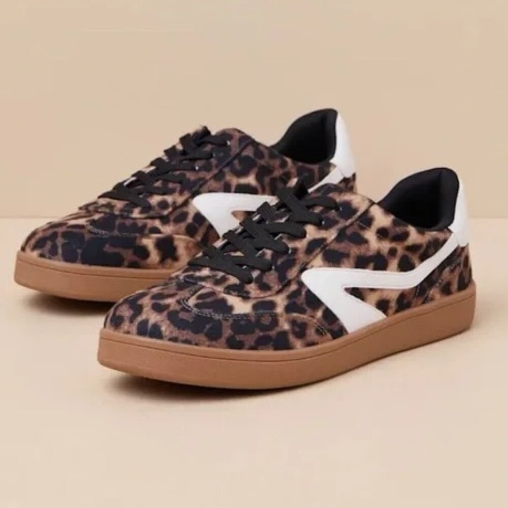 Dolce Vita Voyage Classic Low Top Sneaker, Leopard DV by Dolce Vita